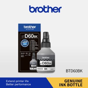Brother BT D60BK Black Ink Bottle
