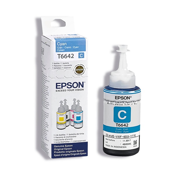 Epson Original 664 Ink Cyan Bottle