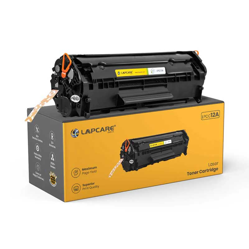 Lapcare LPC2612A Compatible Black Toner Cartridge for HP LaserJet Printers (2612A / 12A)